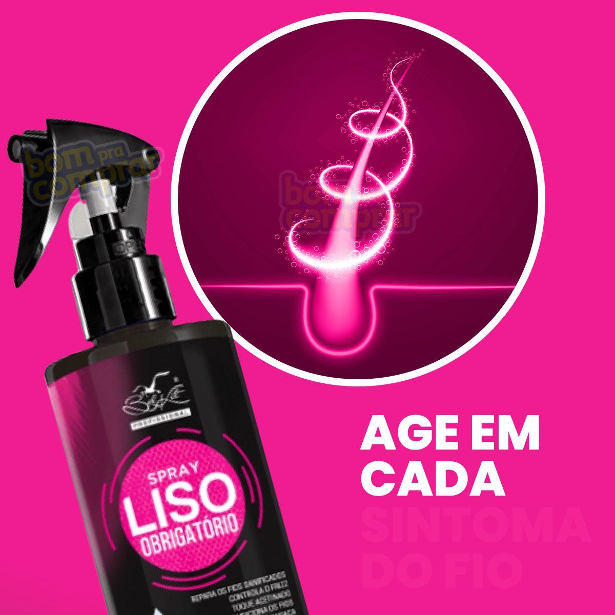 Spray Liso Obrigatório Belkit 200ml Protetor Térmico Bom pra Comprar