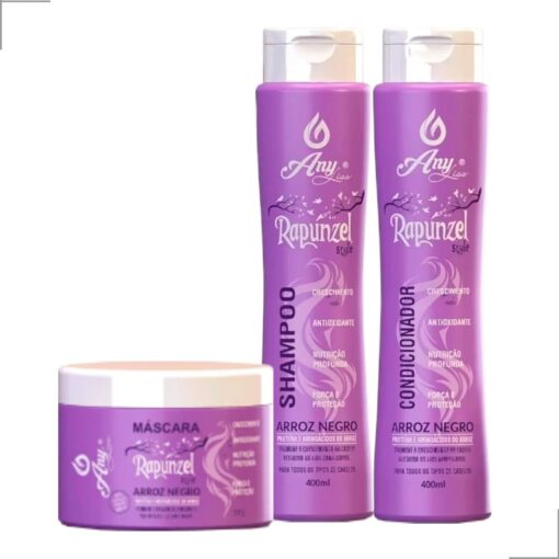 Kit Rapunzel Style - 3 Itens Any Liss - Cod 061
