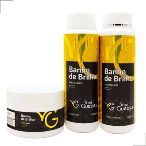Kit Banho de Brilho - 3 Itens Vivi Guedes - Cod 073