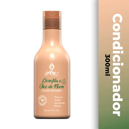 Condicionador Vegano Clorofila e Óleo de Neem Any Liss 300ml - Cod 072C