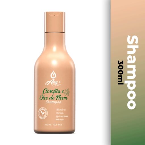 Shampoo Vegano Clorofila e Óleo de Neem Any Liss 300ml - Cod 072S