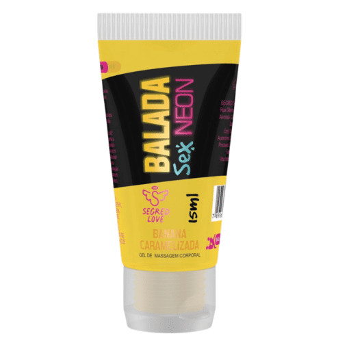 BALADA NEON GEL LUBRIFICANTE - BANANA